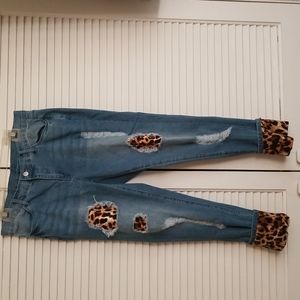 CAPRI DENIM/LEOPARD PRINT